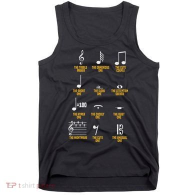 Musical Notes Symbol Definition Humor Musician Tank Top
