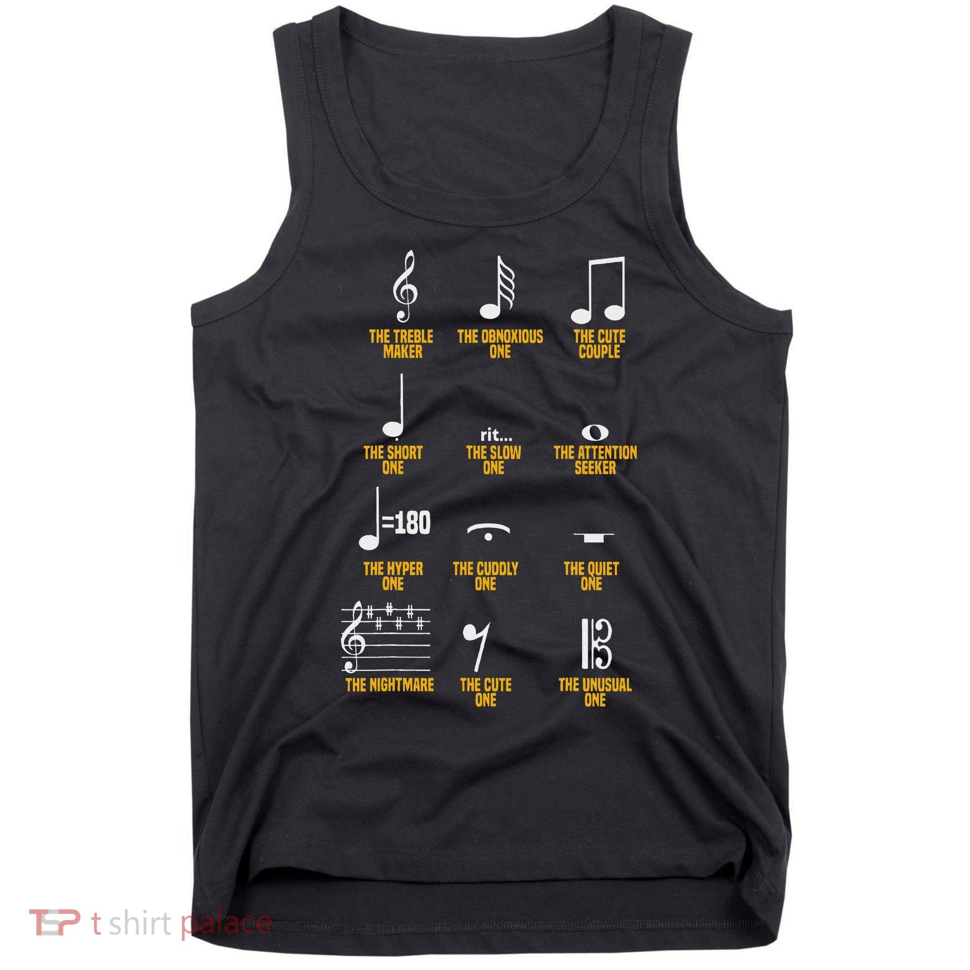 Musical Notes Symbol Definition Humor Musician Tank Top