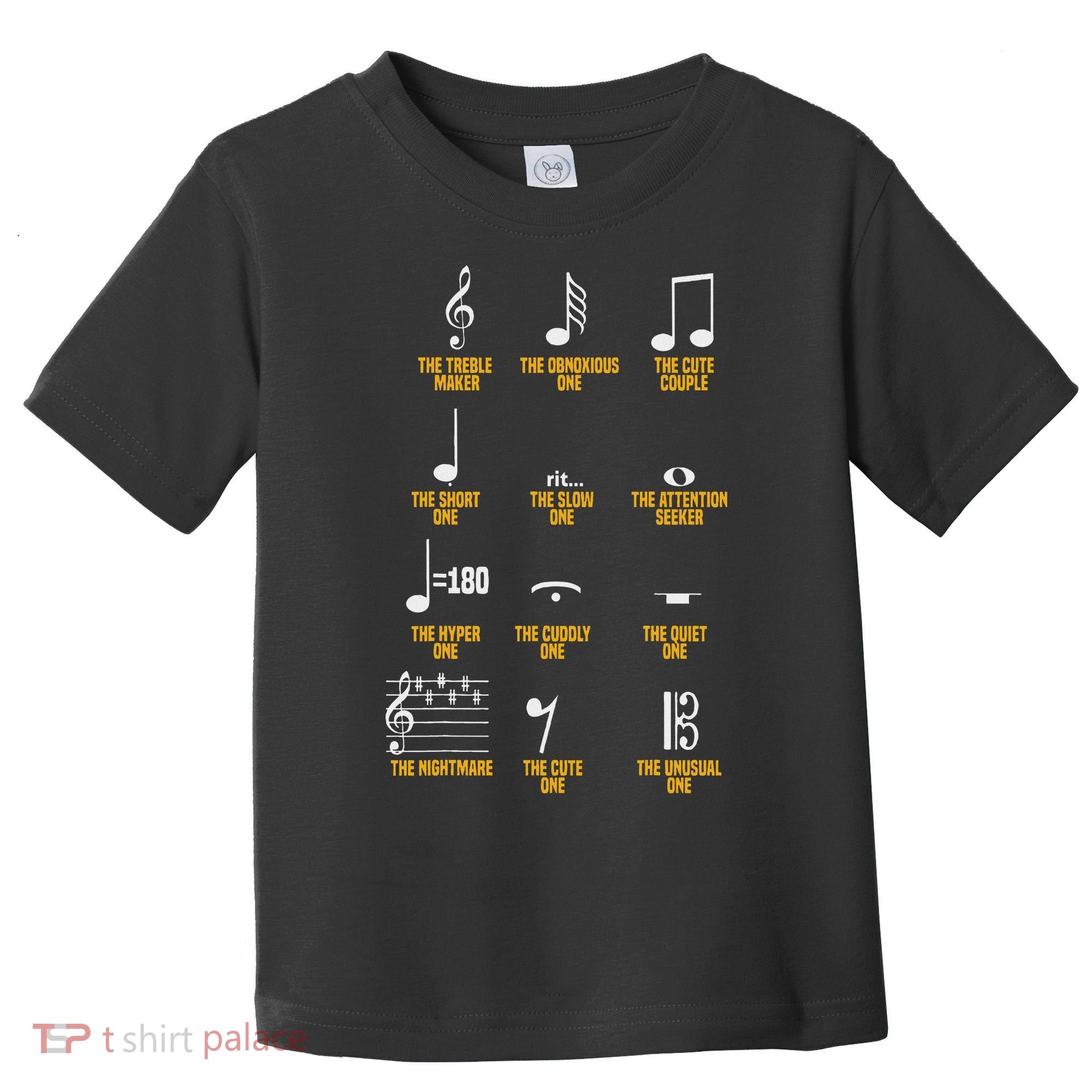 Musical Notes Symbol Definition Humor Musician Toddler T-Shirt