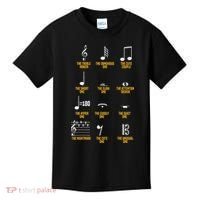 Musical Notes Symbol Definition Humor Musician Kids T-Shirt thumb 0