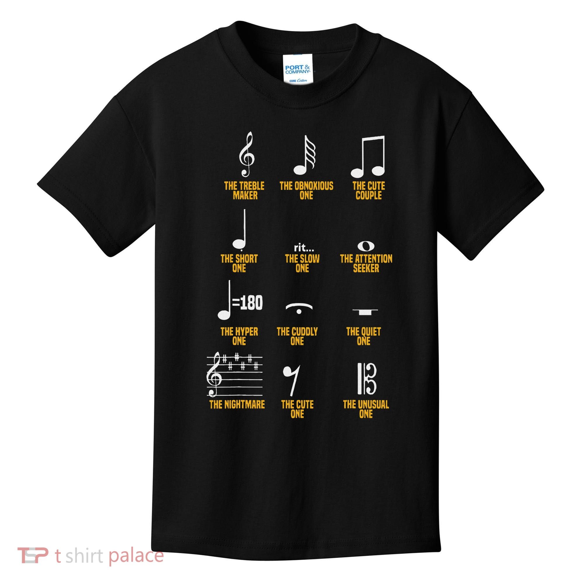 Musical Notes Symbol Definition Humor Musician Kids T-Shirt