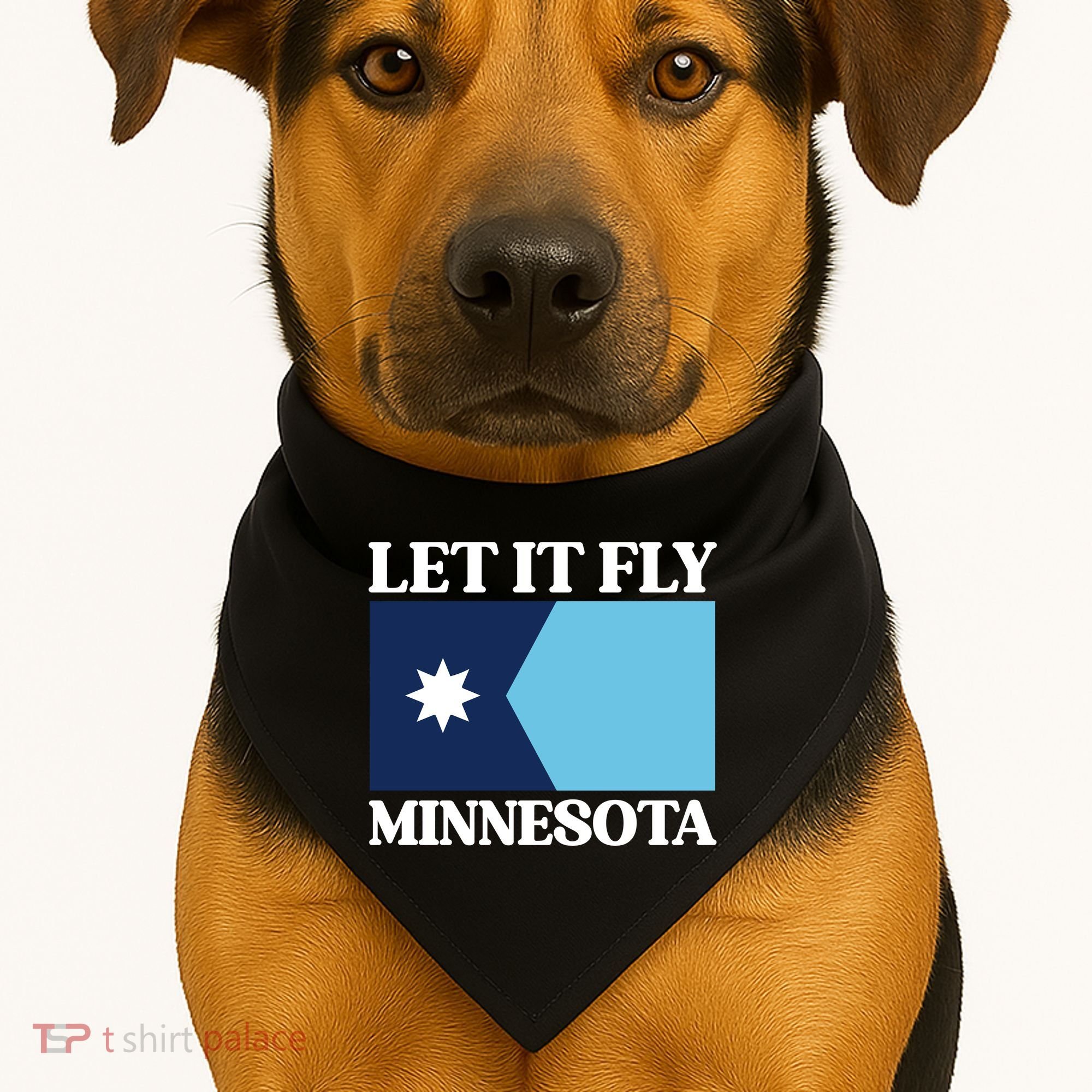 Minnesotas New State Flag USA-Made Doggie Bandana