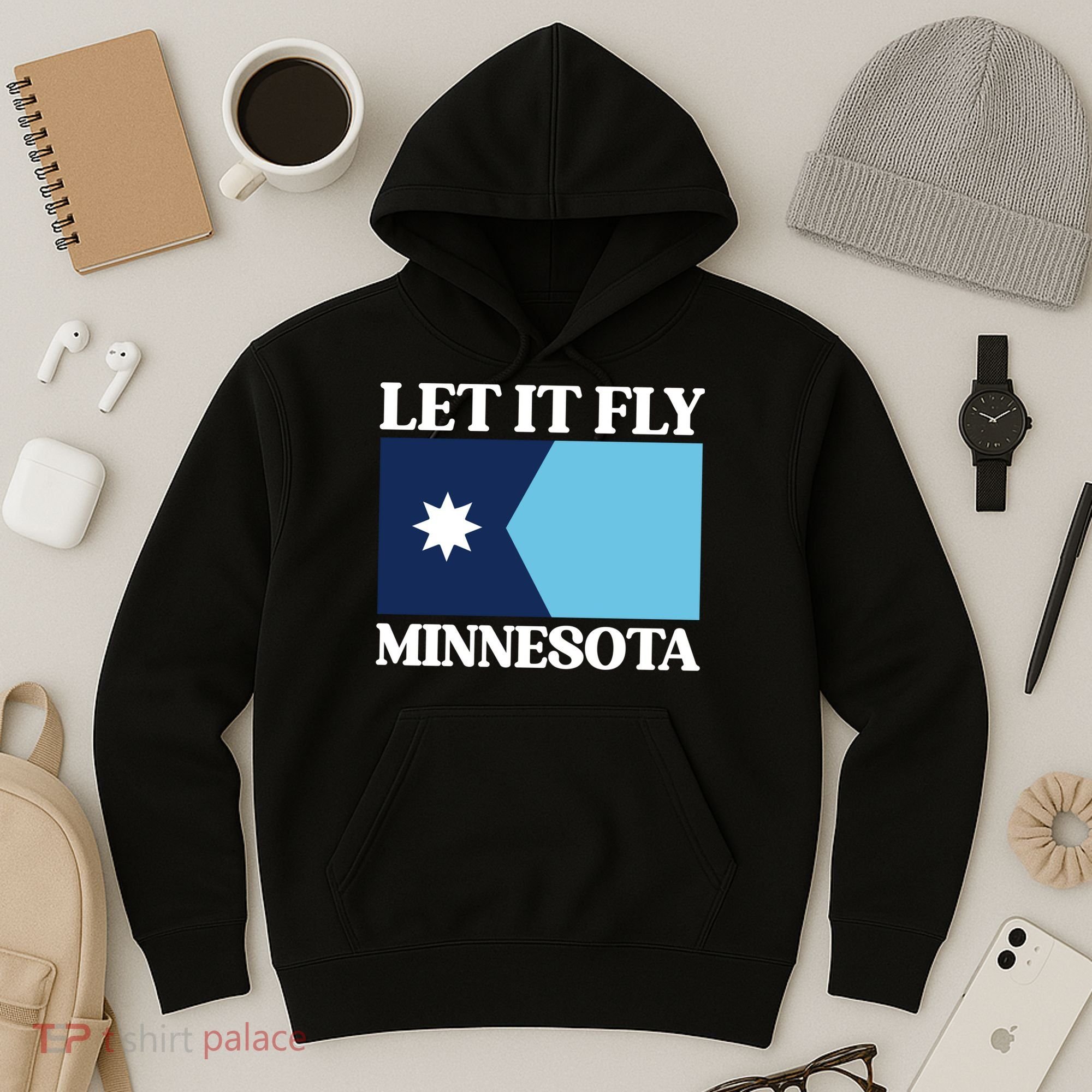 Minnesotas New State Flag Hoodie
