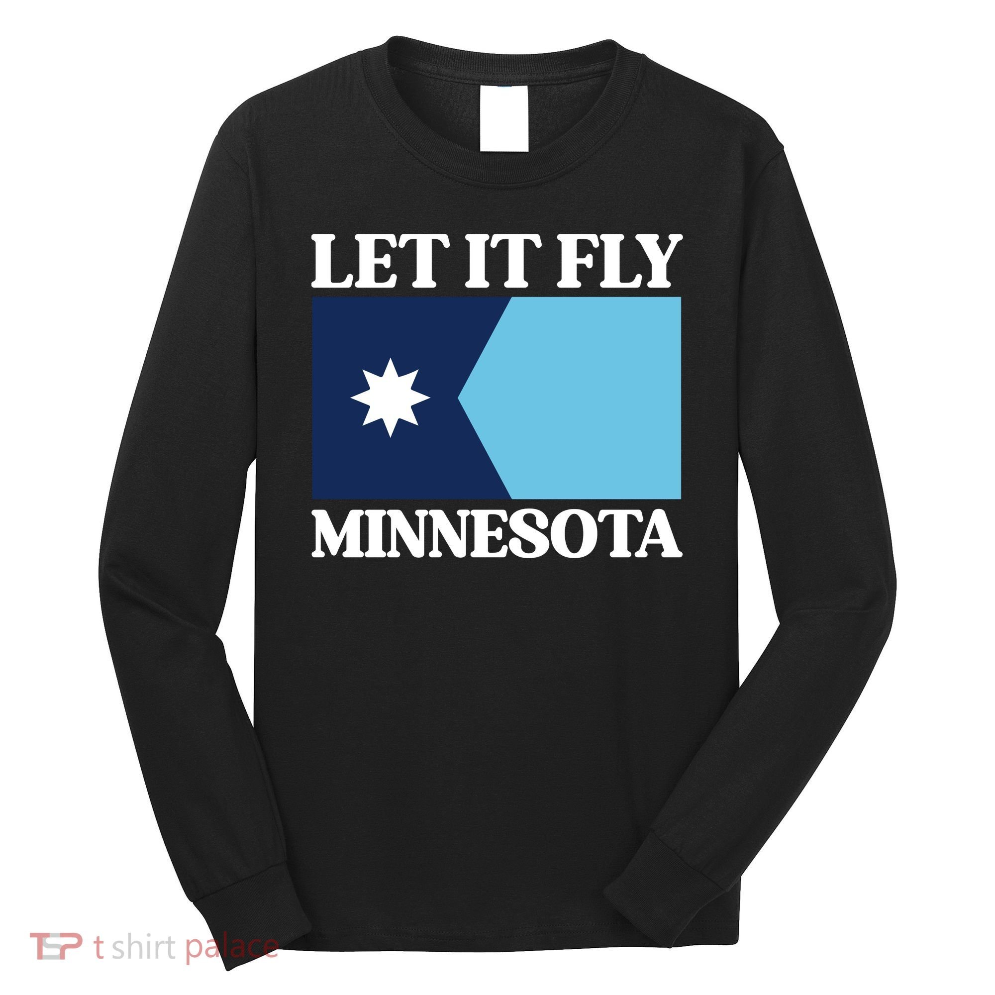 Minnesotas New State Flag Long Sleeve Shirt