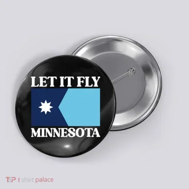 Minnesotas New State Flag Button