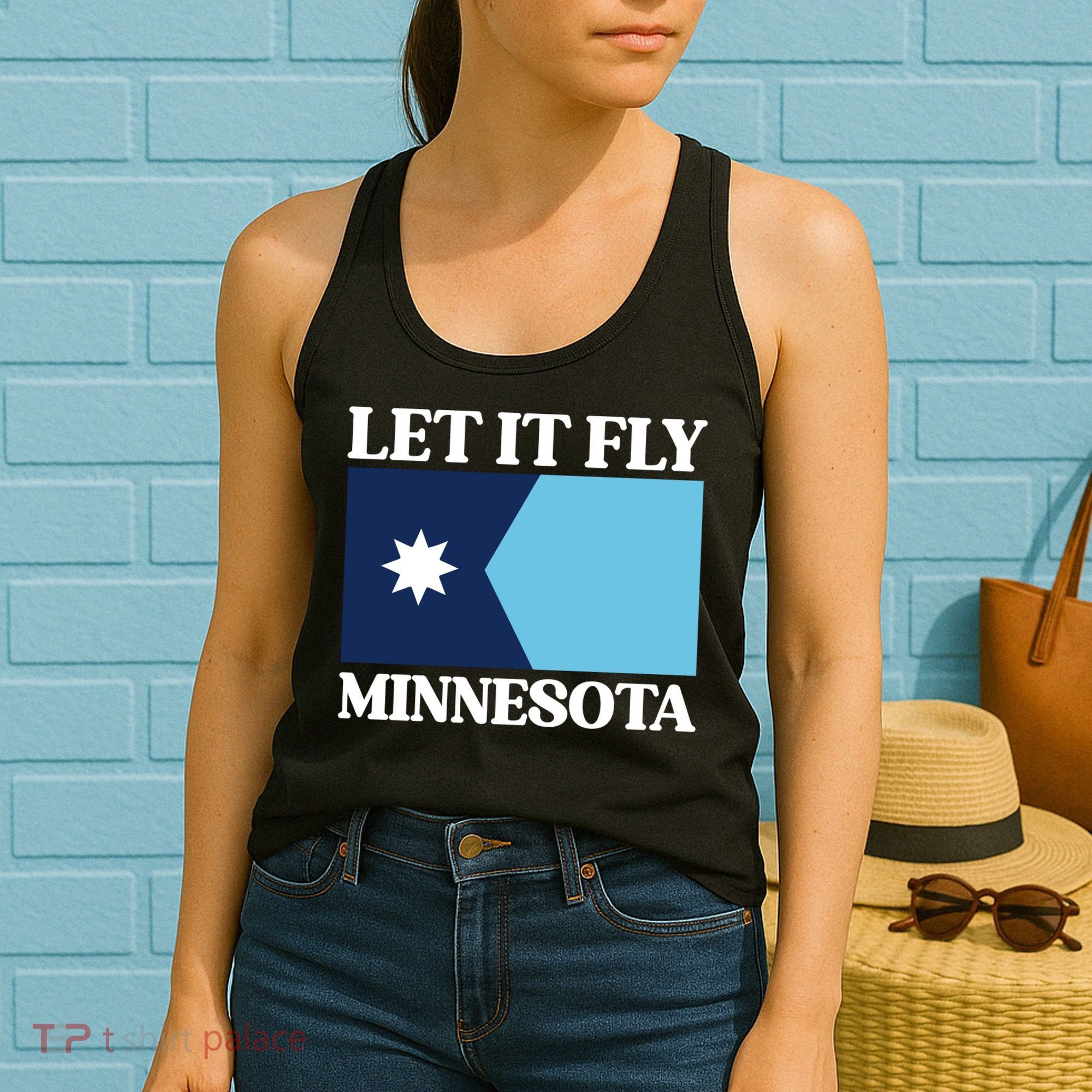 Minnesotas New State Flag Women's Tank Top