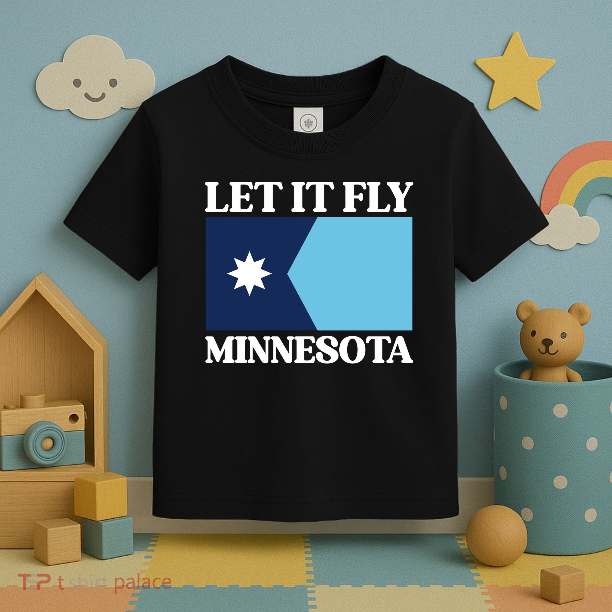 Minnesotas New State Flag Toddler T-Shirt