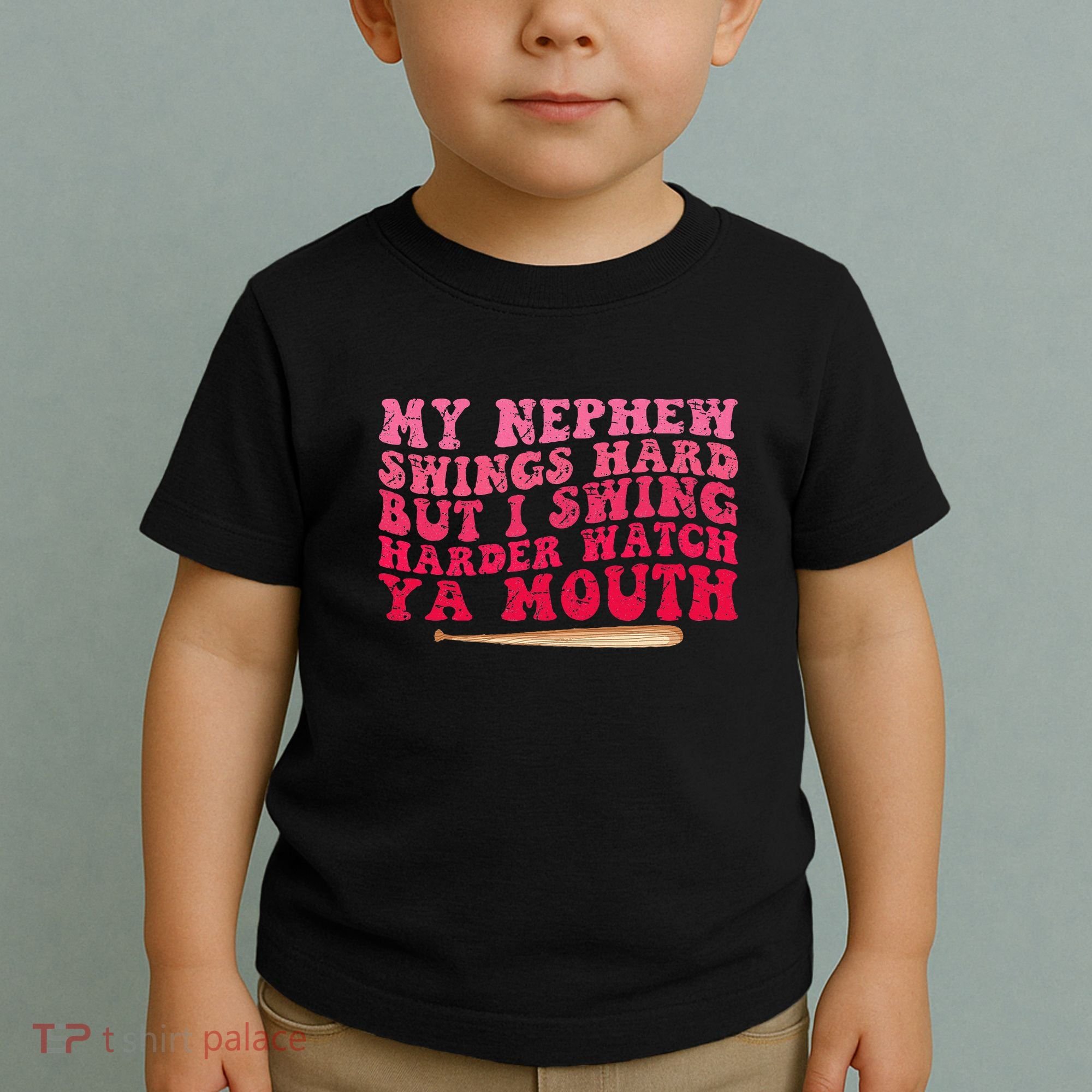 My Nephew Swings Hard But I Swing Toddler T-Shirt