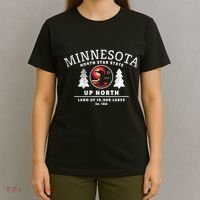Minnesota North Star State Up North With Loon T-Shirt thumb 4