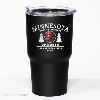 Minnesota North Star State Up North With Loon Tumbler