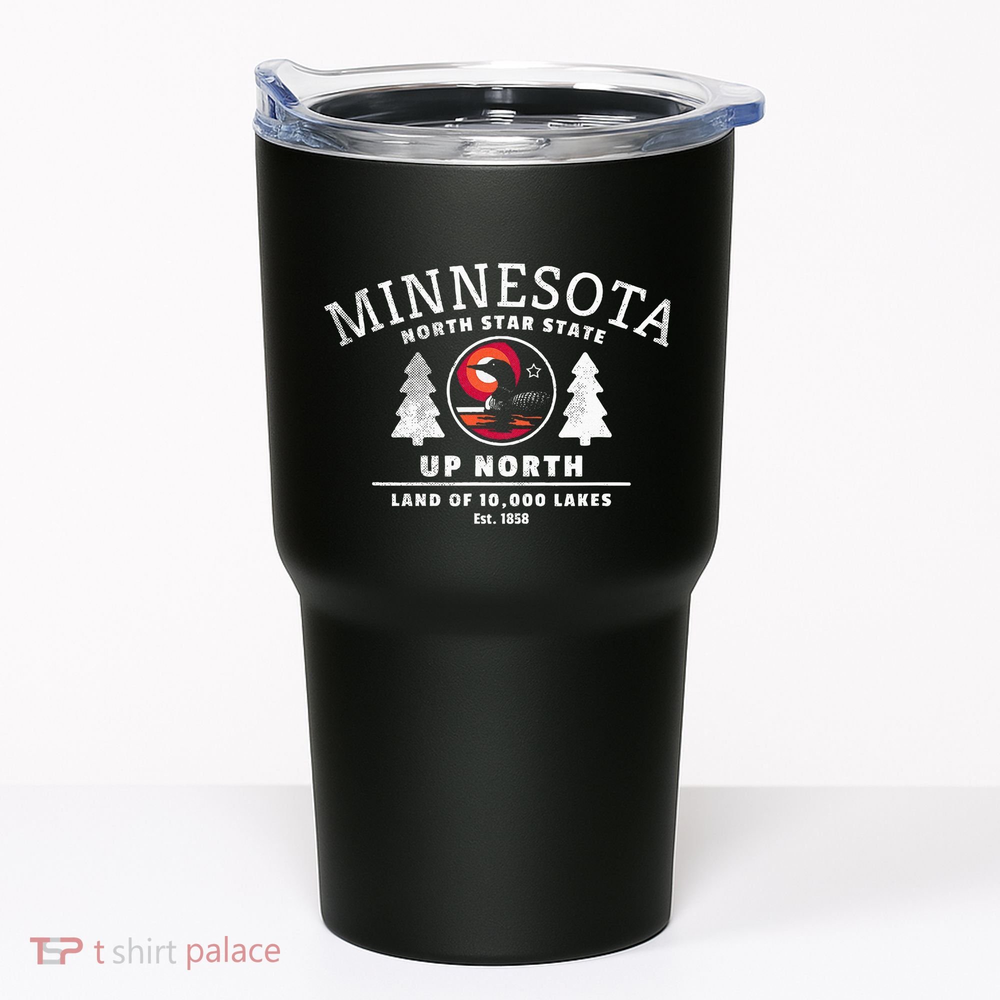 Minnesota North Star State Up North With Loon Tumbler