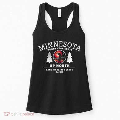 Minnesota North Star State Up North With Loon Women's Tank Top