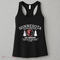 Minnesota North Star State Up North With Loon Women's Tank Top thumb 3