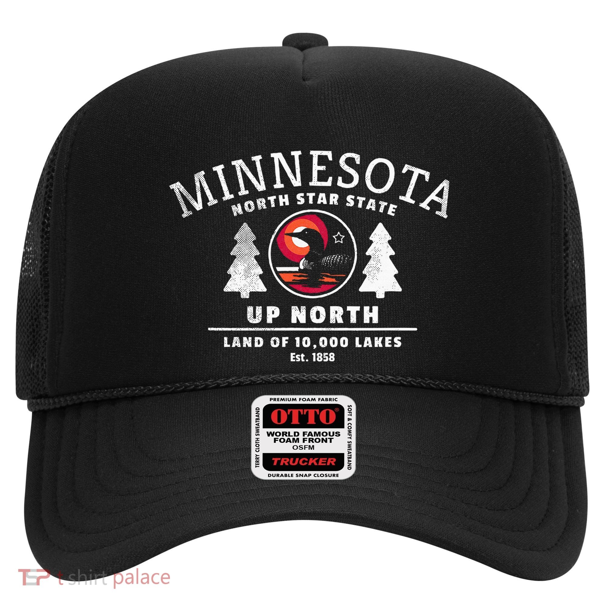 Minnesota North Star State Up North With Loon Hat