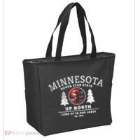 Minnesota North Star State Up North With Loon Tote Bag thumb 2