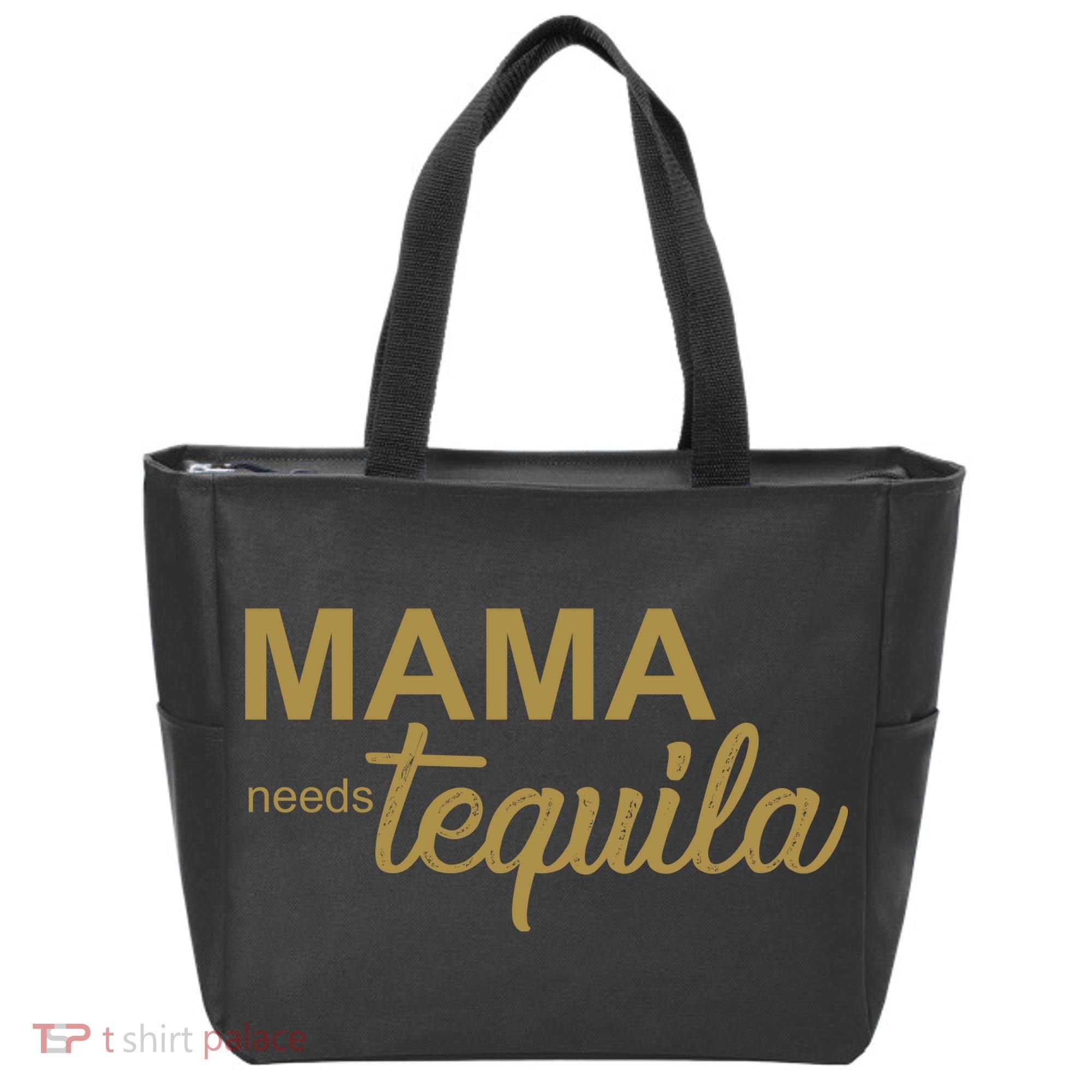 Mama Needs Tequila Funny Gift For Mom Tote Bag