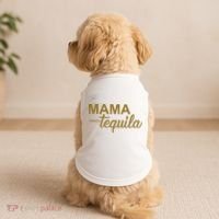 Mama Needs Tequila Funny Gift For Mom Doggie Tank thumb 2