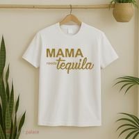 Mama Needs Tequila Funny Gift For Mom T-Shirt thumb 2