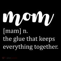 Mom Noun The Glue That Keeps Everything Together Women's Hoodie thumb 2