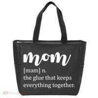 Mom Noun The Glue That Keeps Everything Together Tote Bag thumb 0