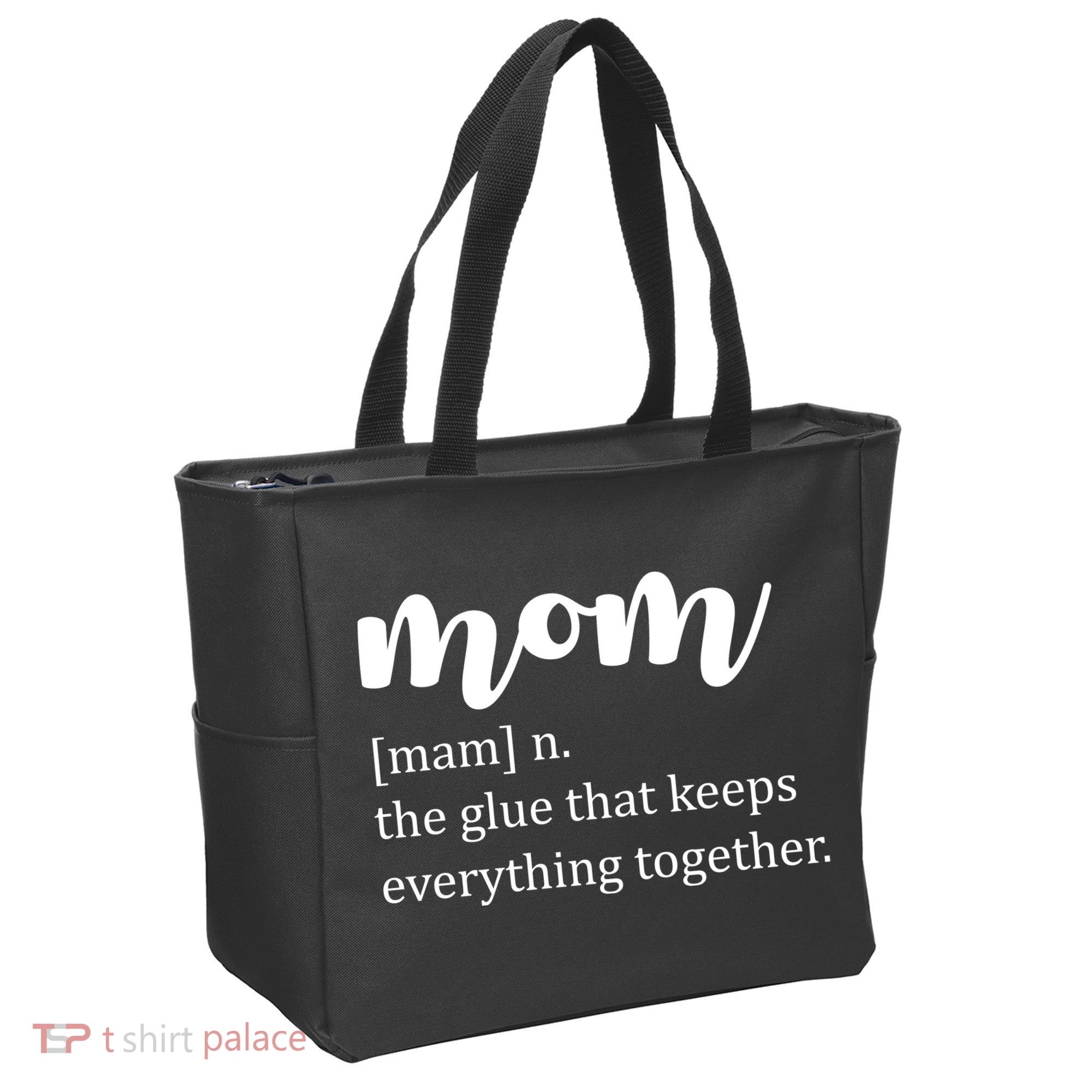 Mom Noun The Glue That Keeps Everything Together Tote Bag