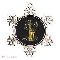 Music Notes Treble Clef Saxophonist Jazz Musician Saxophone Ornament thumb 0