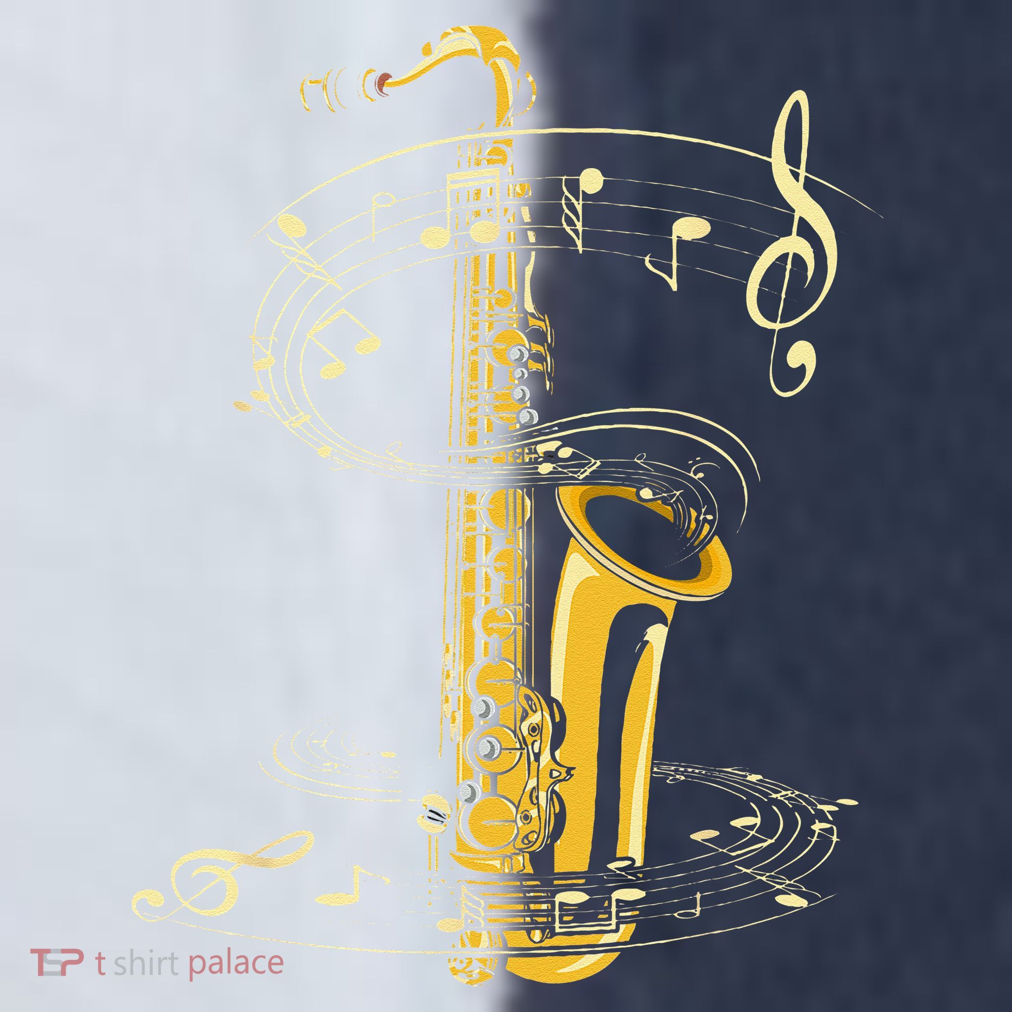 Music Notes Treble Clef Saxophonist Jazz Musician Saxophone Sport-Tek Competitor United Soccer Jersey