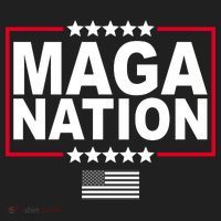 Maga Nation Usa Flag Women's Sweatshirt thumb 2