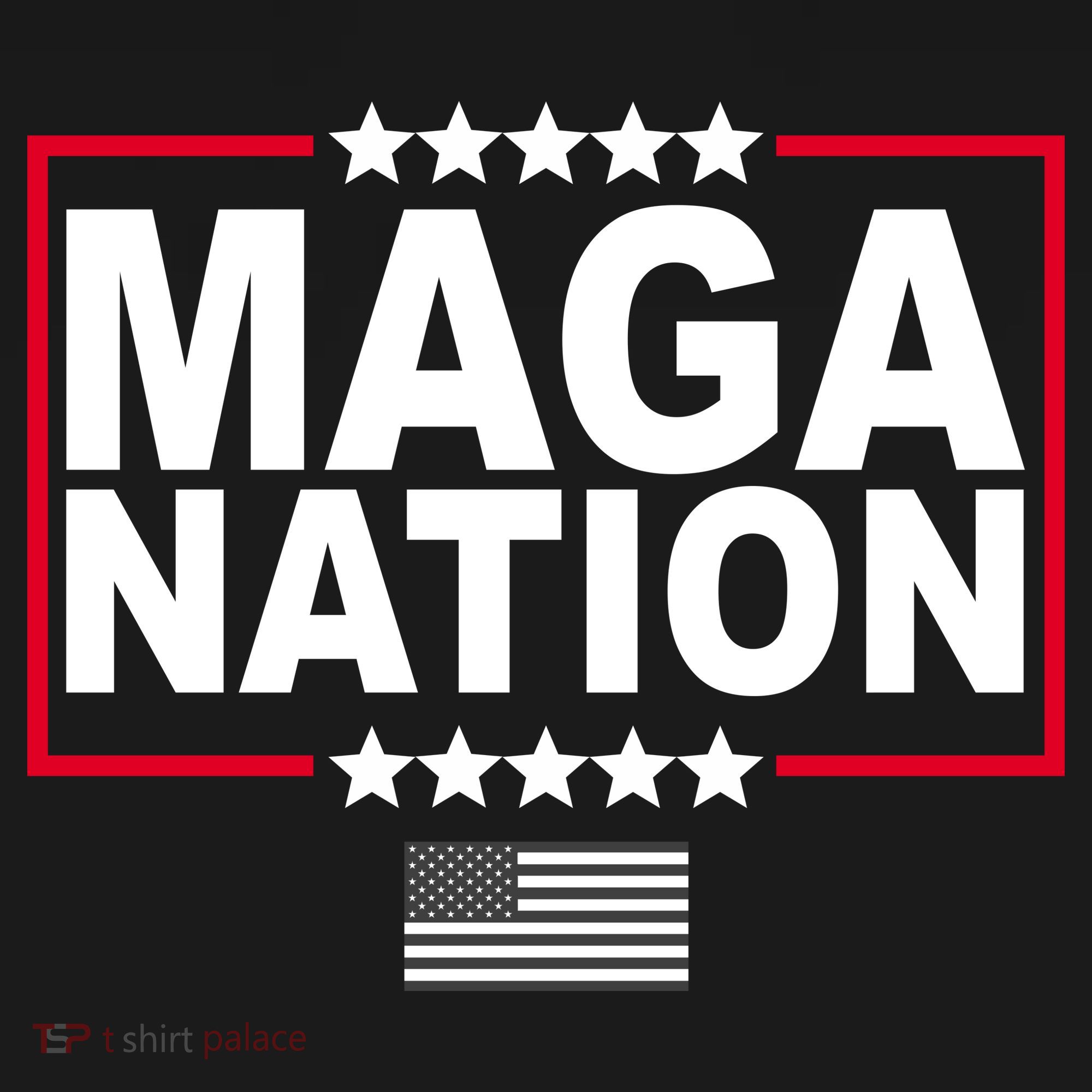 Maga Nation Usa Flag Coaster