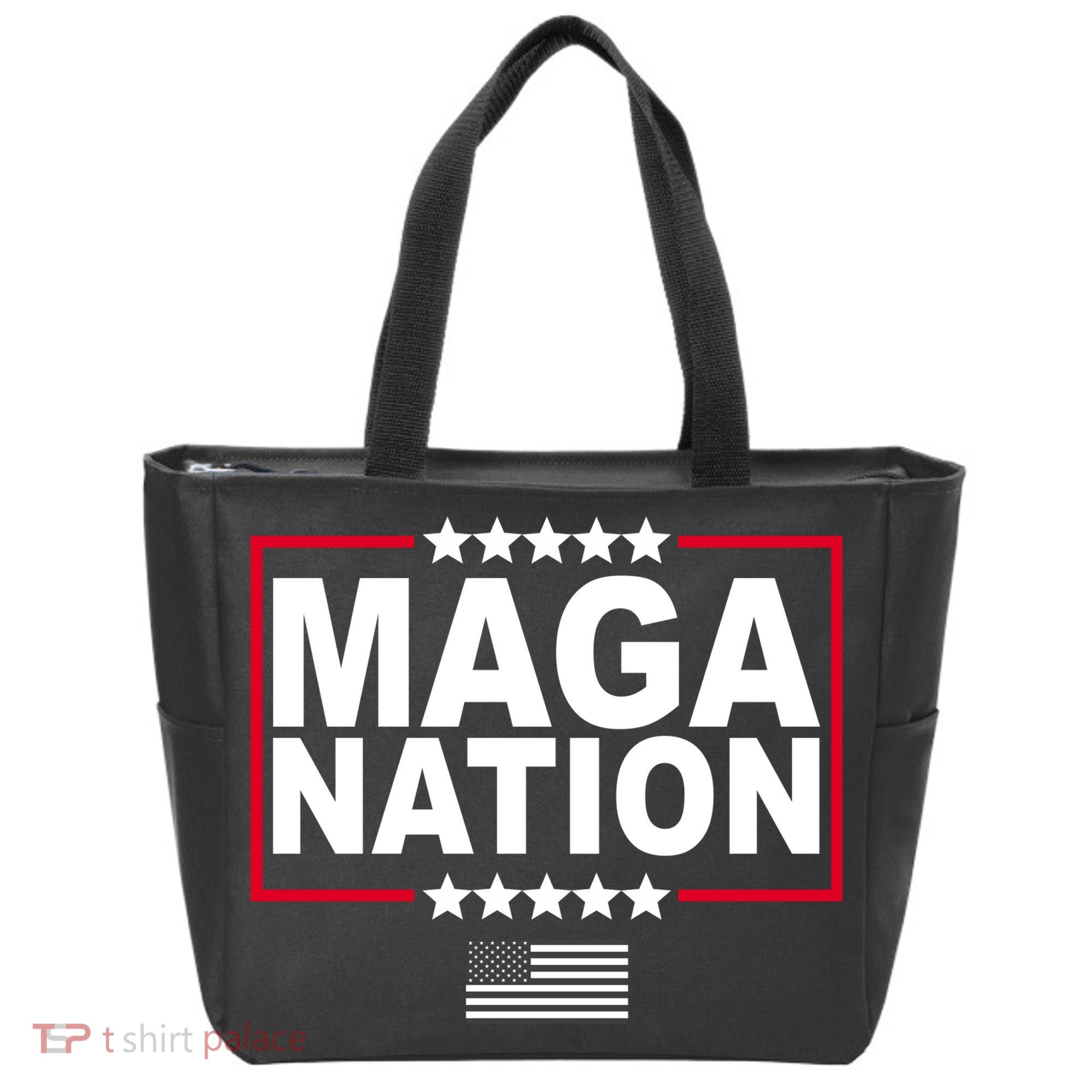 Maga Nation Usa Flag Tote Bag
