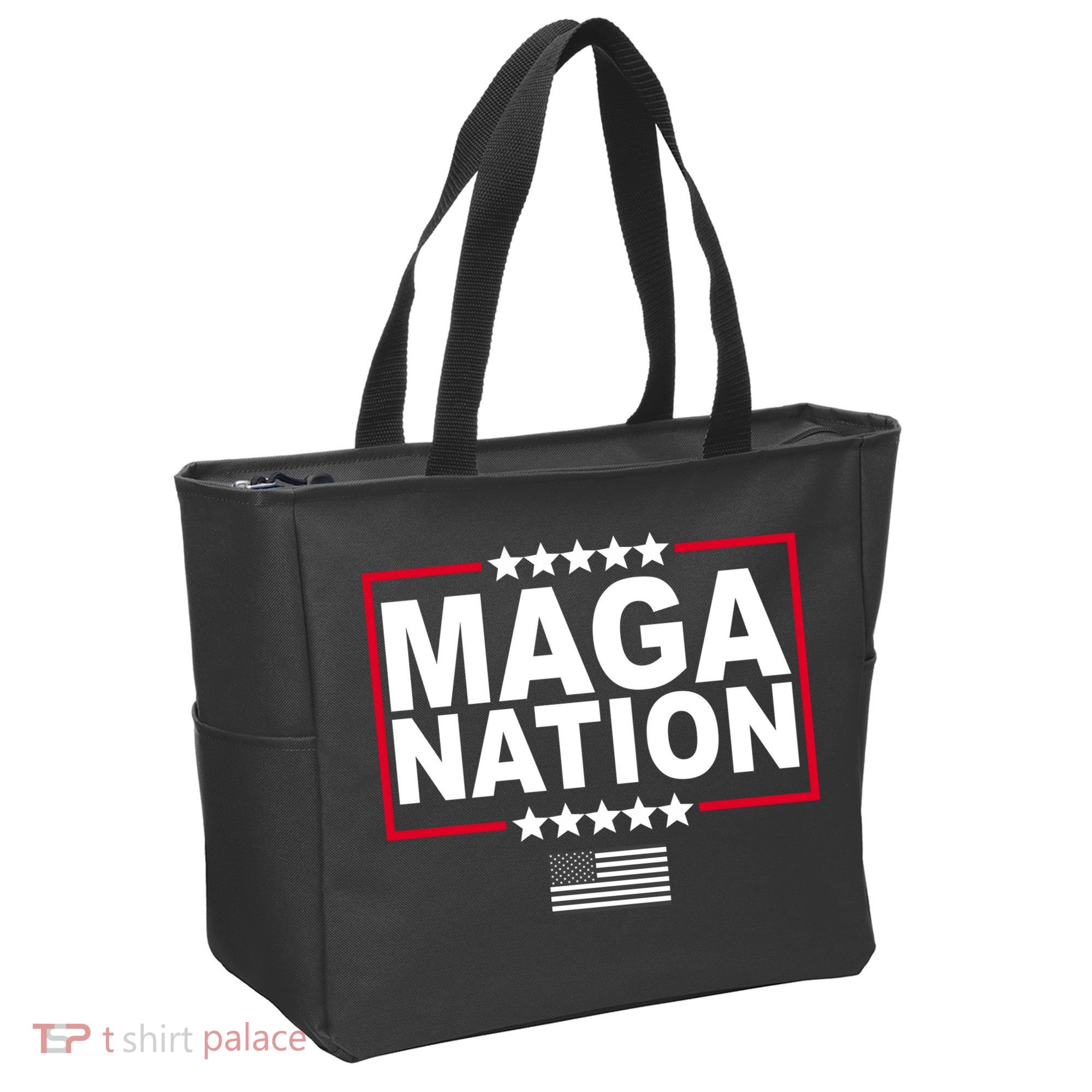 Maga Nation Usa Flag Tote Bag