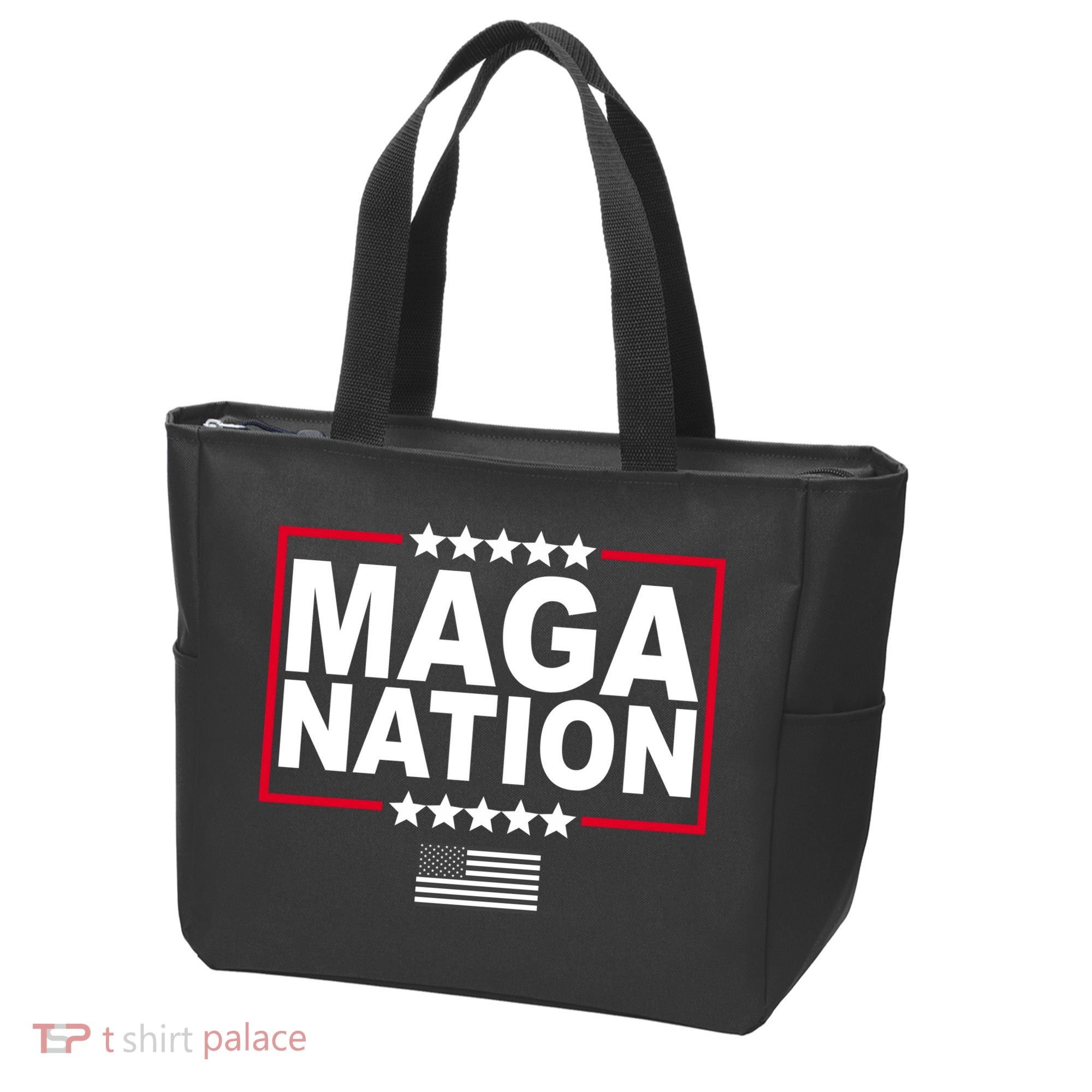 Maga Nation Usa Flag Tote Bag
