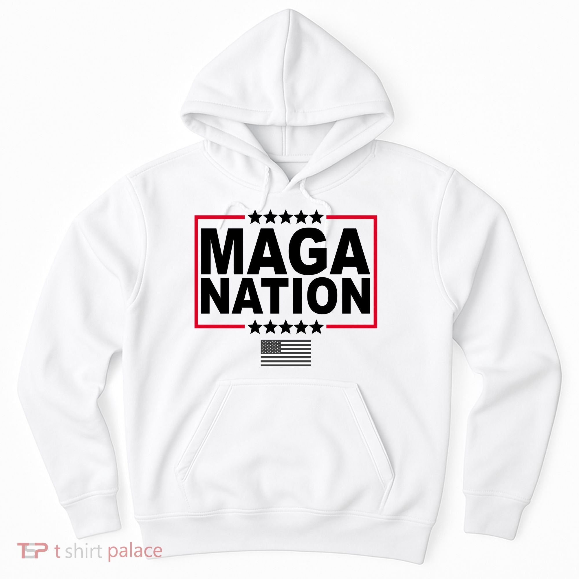 Maga Nation Usa Flag Hoodie