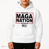 Maga Nation Usa Flag Hoodie thumb 2
