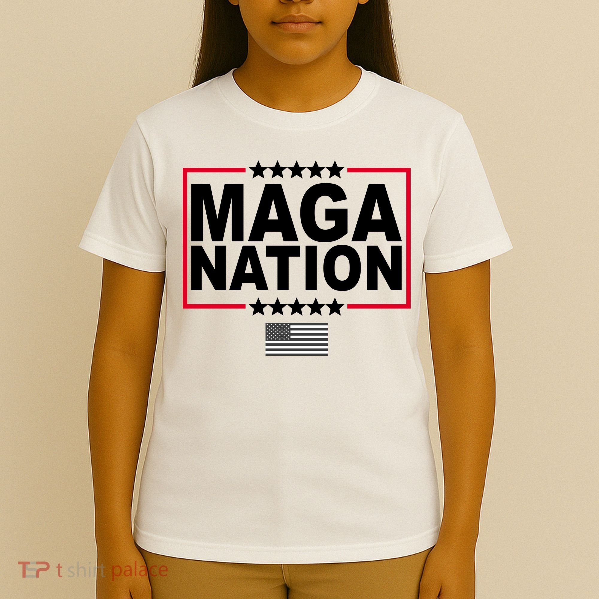 Maga Nation Usa Flag T-Shirt