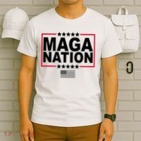 Maga Nation Usa Flag T-Shirt thumb 6