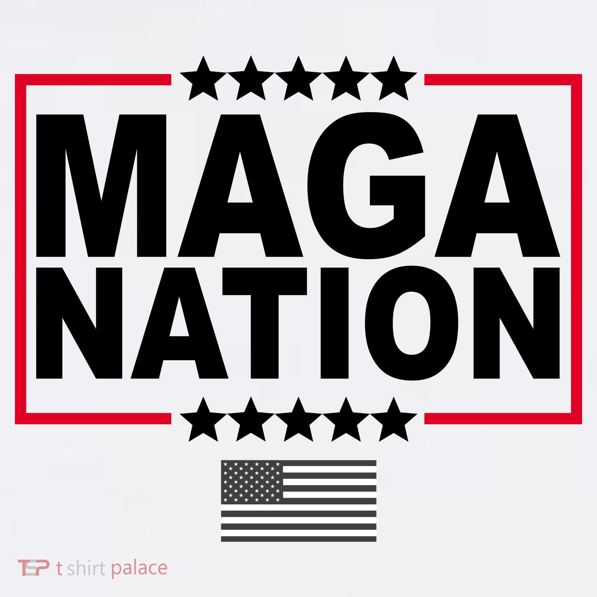 Maga Nation Usa Flag Women's Tank Top