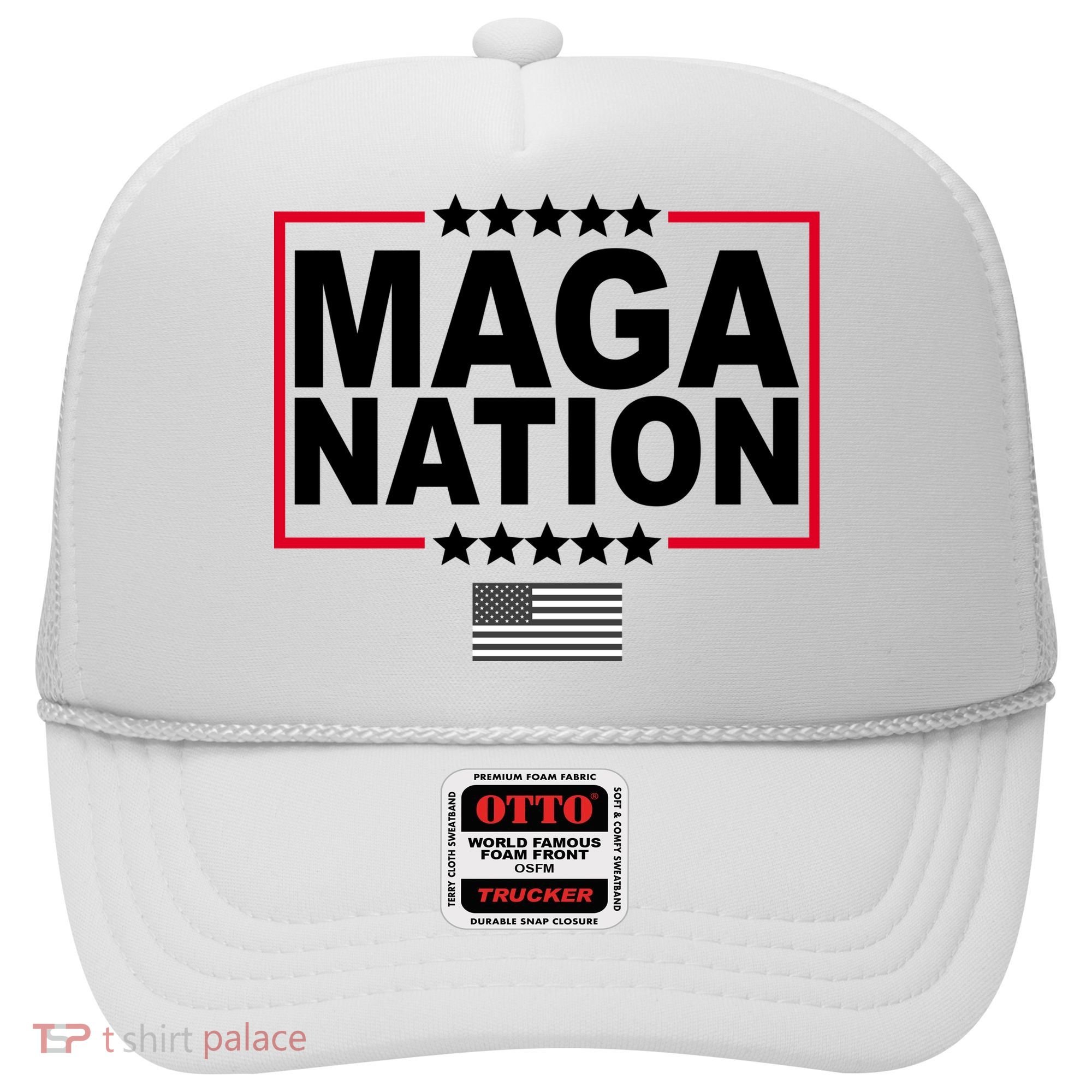 Maga Nation Usa Flag Hat