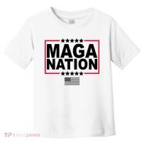 Maga Nation Usa Flag Toddler T-Shirt thumb 0