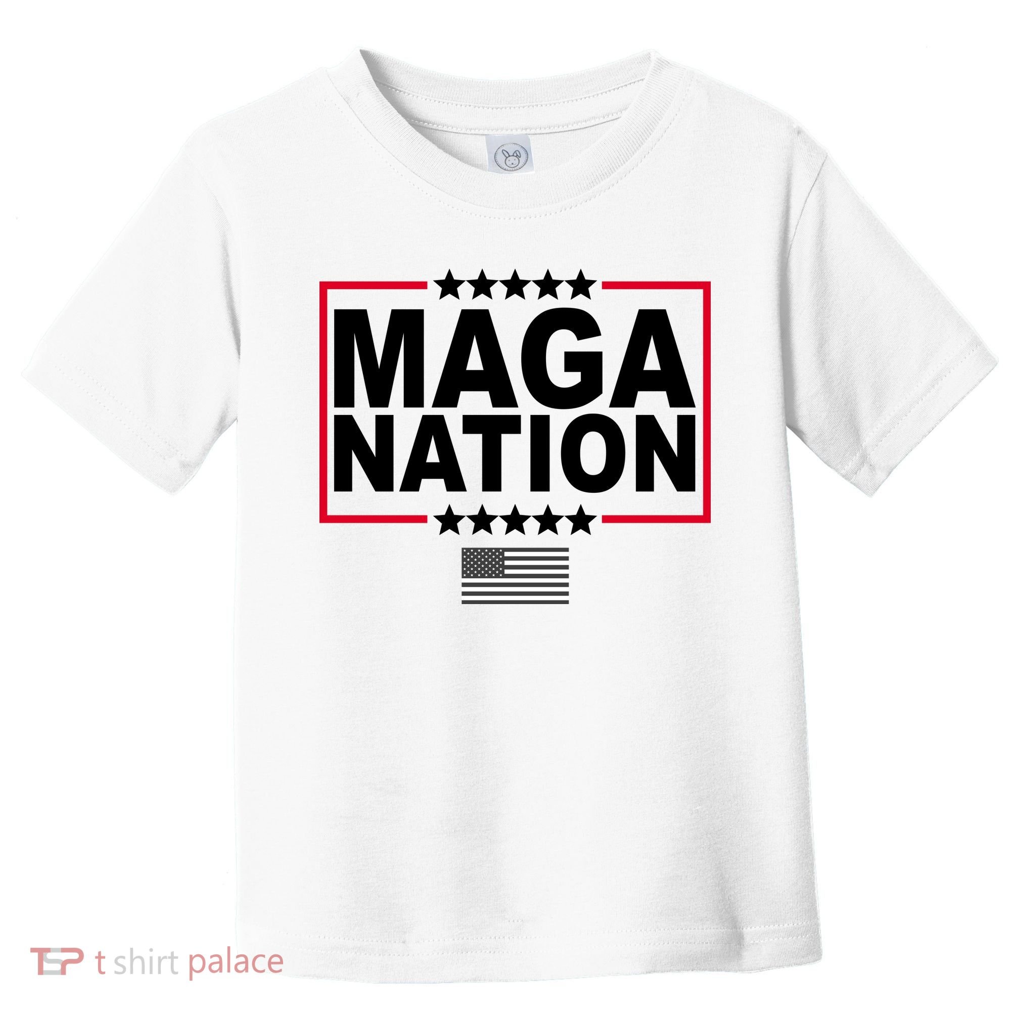 Maga Nation Usa Flag Toddler T-Shirt
