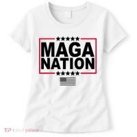 Maga Nation Usa Flag Women's T-Shirt thumb 0