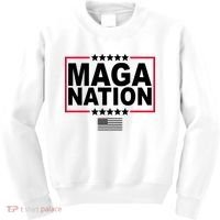 Maga Nation Usa Flag Kids Sweatshirt thumb 0