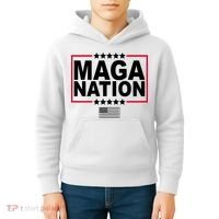Maga Nation Usa Flag Kids Hoodie thumb 4