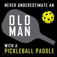 Mens Never Underestimate An Old Man Pickleball Paddle Gift TShirt Women's Hoodie thumb 2