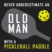 Mens Never Underestimate An Old Man Pickleball Paddle Gift TShirt Hat thumb 2