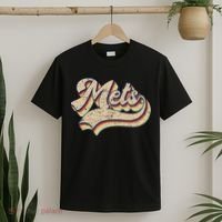 Mets Name Vintage Retro Baseball Lovers Baseball Fans T-Shirt thumb 2