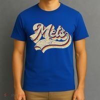 Mets Name Vintage Retro Baseball Lovers Baseball Fans T-Shirt thumb 3