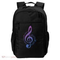 Music Note White Treble Clef Musical Symbol For Musician Gift Backpack thumb 0