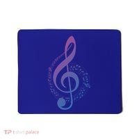 Music Note White Treble Clef Musical Symbol For Musician Gift Mousepad thumb 0