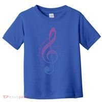 Music Note White Treble Clef Musical Symbol For Musician Gift Toddler T-Shirt thumb 0